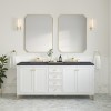 Chicago 72" Double Glossy White (Vanity Only Pricing)